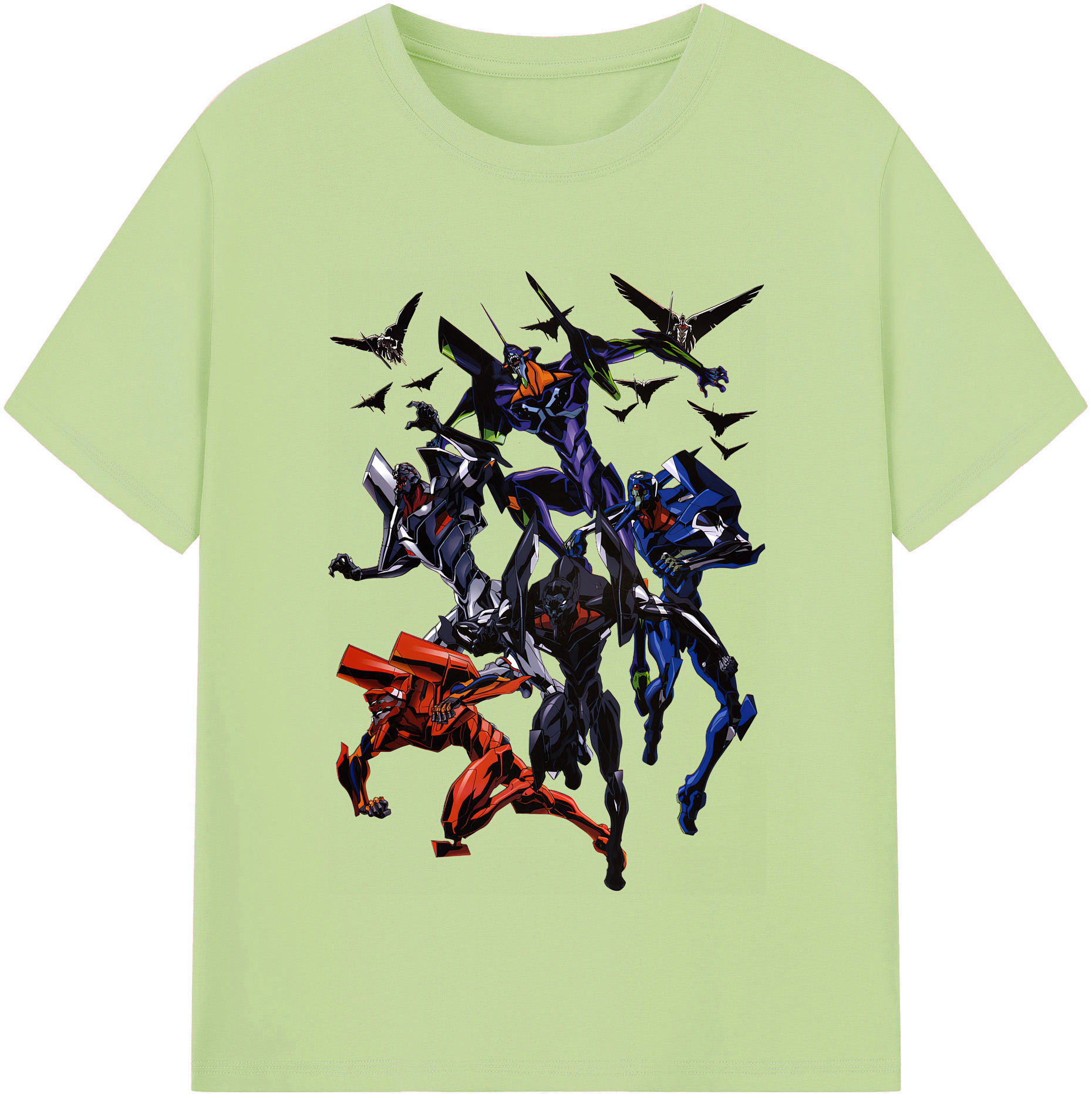 （画像用） EVA 新世紀エヴァンゲリオン 綿100％半袖Tシャツ（フロントプリント）